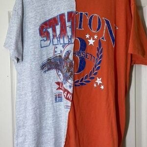 Orange and Gray Kids Graphic T-Shirt